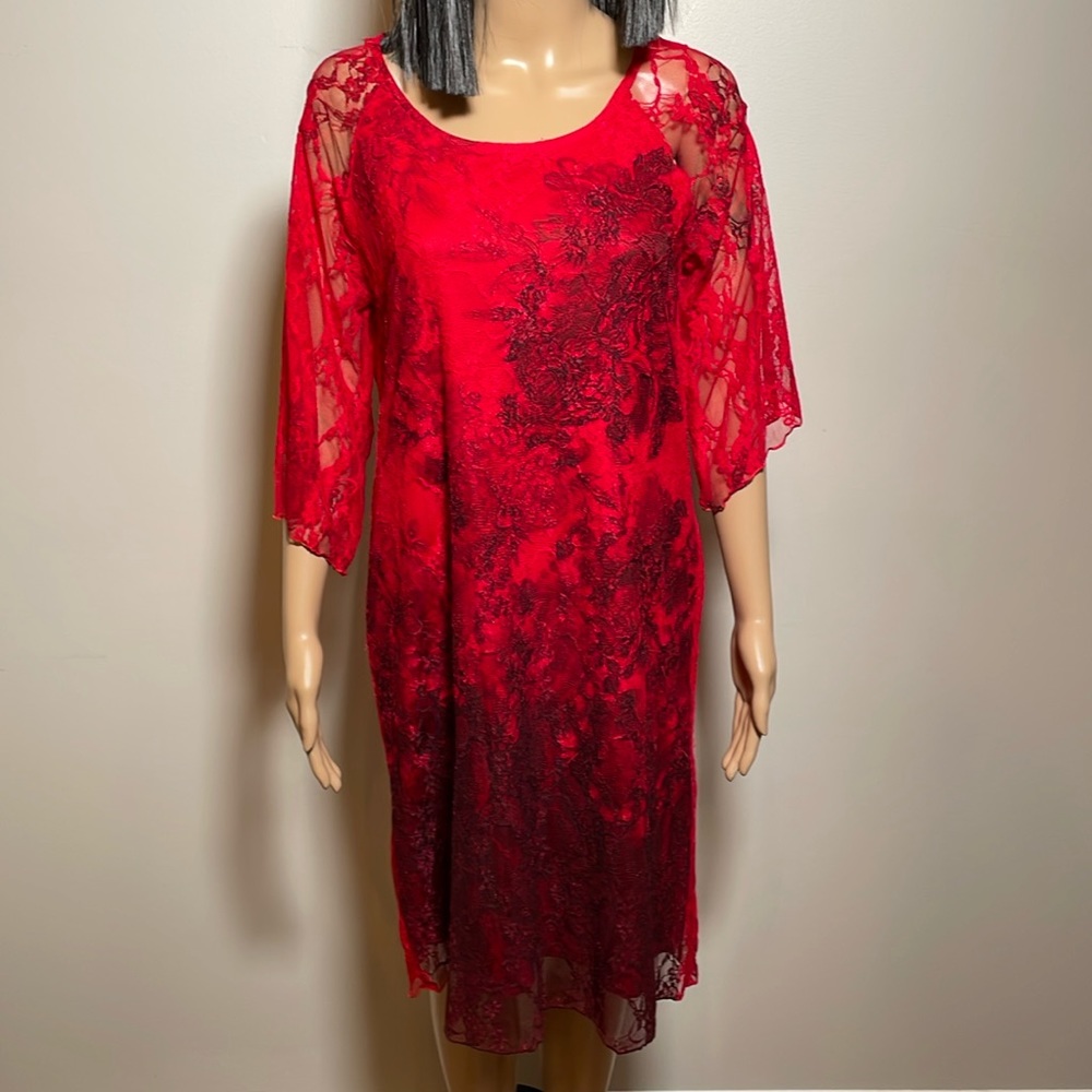 Brittany Black lace dress size L